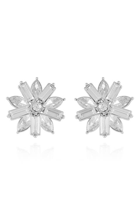 Flower Clip-On Earrings