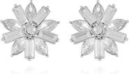 T Tahari Flower Clip-On Earrings