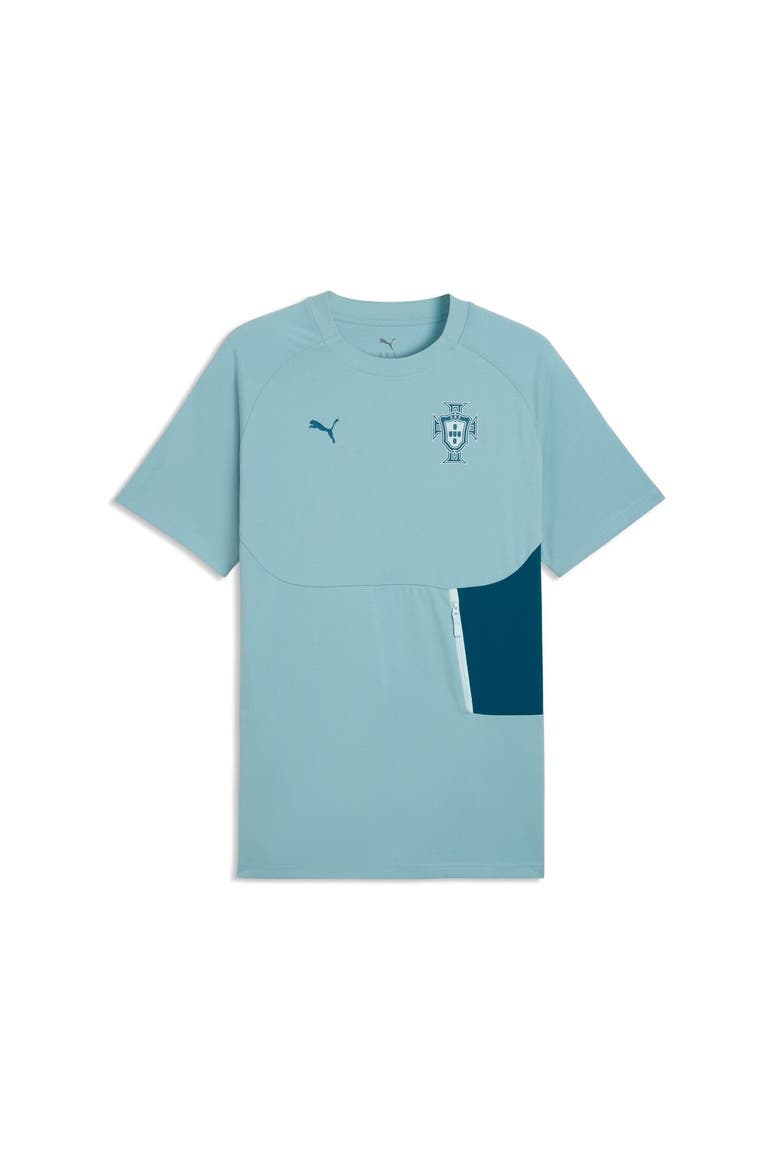 Men's Puma Mint Portugal National Team PumaTech Pocket T-Shirt, Alternate, color, Mint