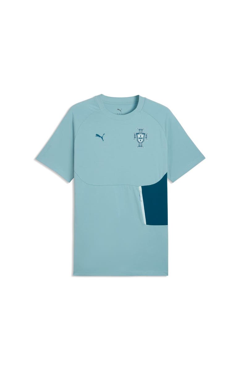 PUMA Men's Puma Mint Portugal National Team PumaTech Pocket T-Shirt, Alternate, color, Mint