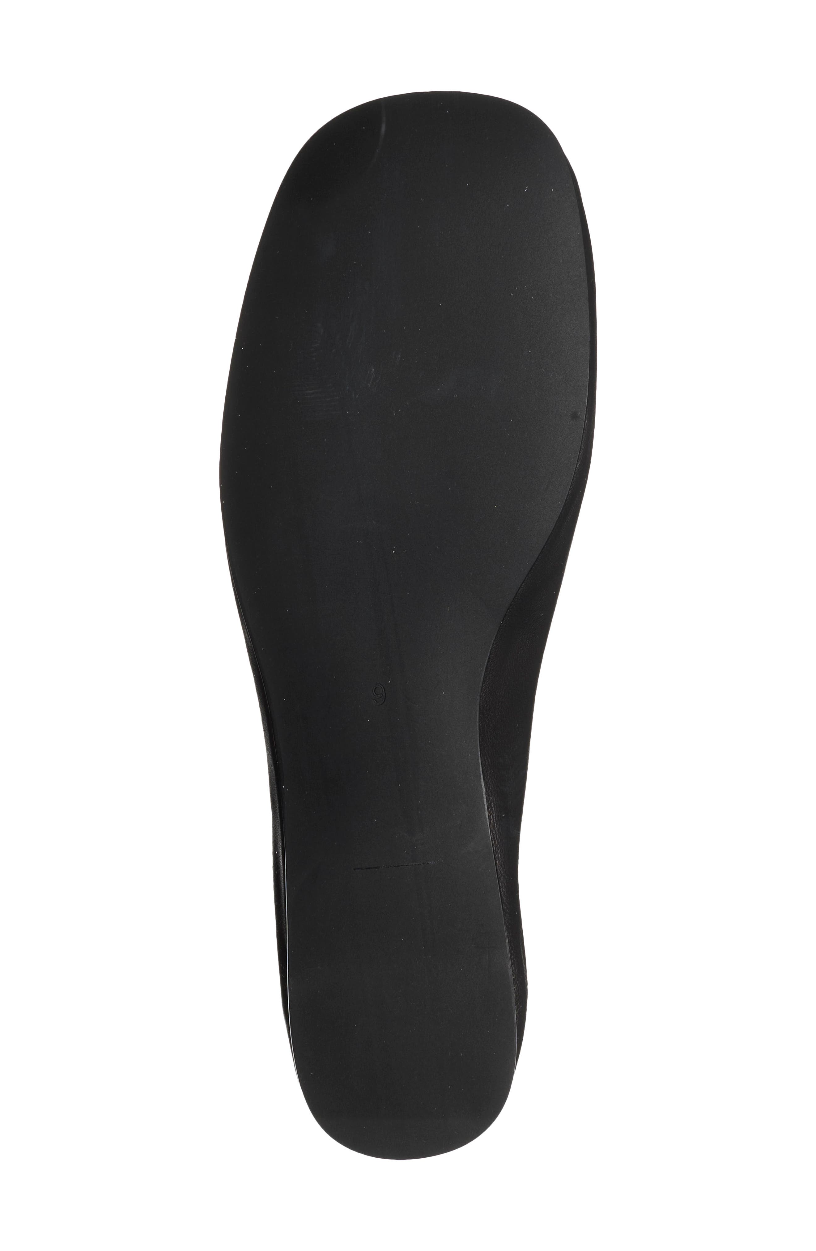 Outing Ballet Flat, Alternate, color, BLACK