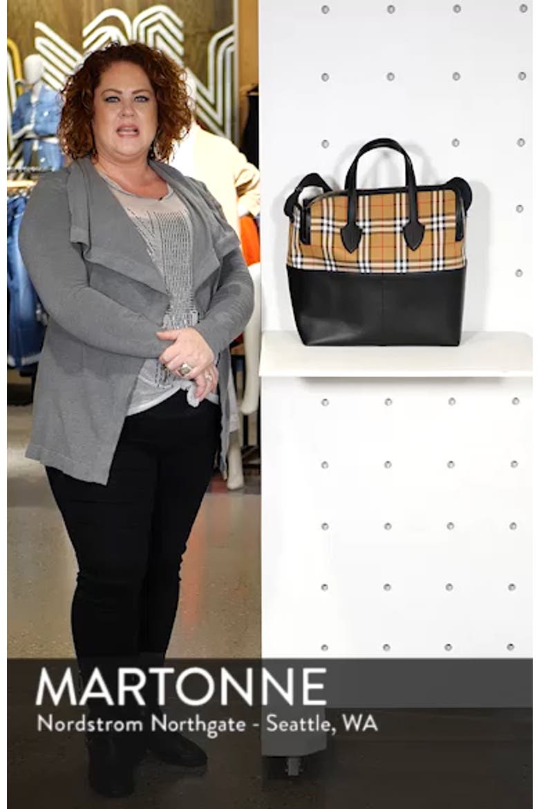 Kingswood Vintage Check & Leather Diaper Tote video