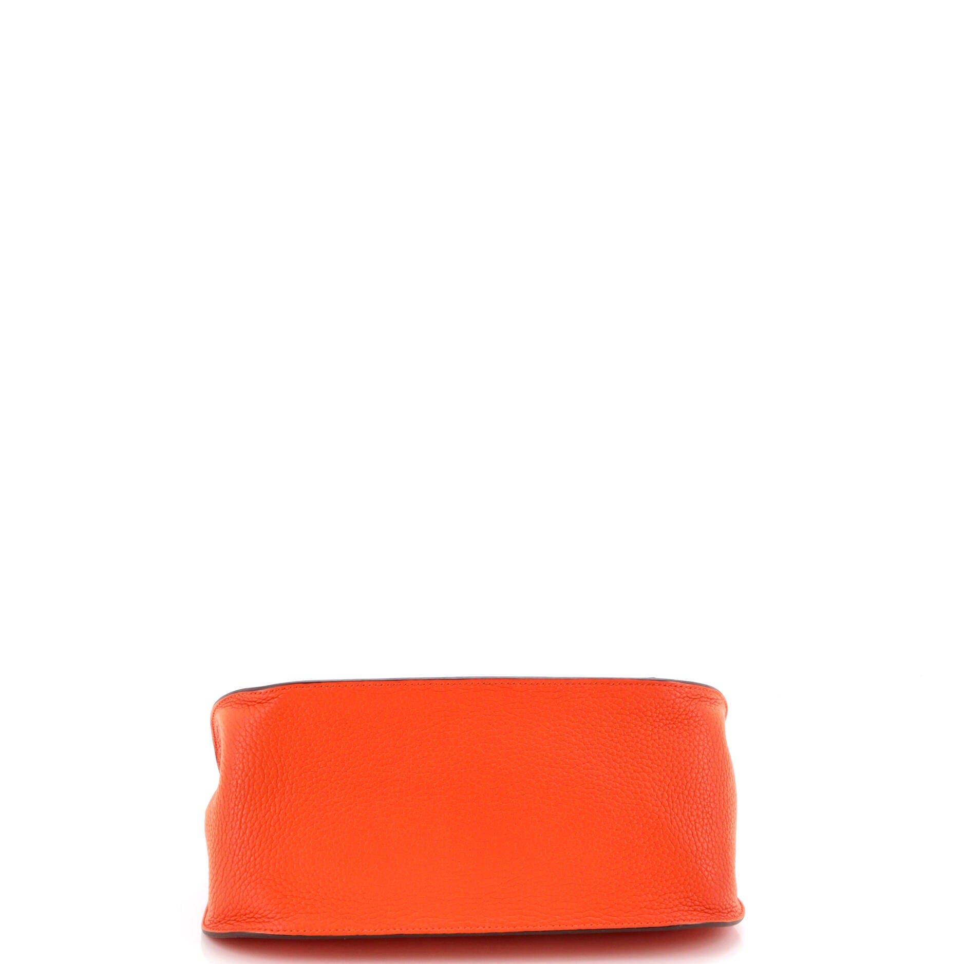 Pre-Owned Hermes Jypsiere Bag Clemence 28, Alternate, color, Feu