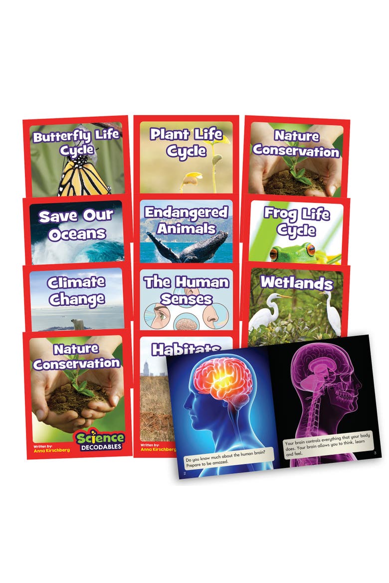 Phase 6 Nonfiction Educational Learning Set, Main, color, Multicolored