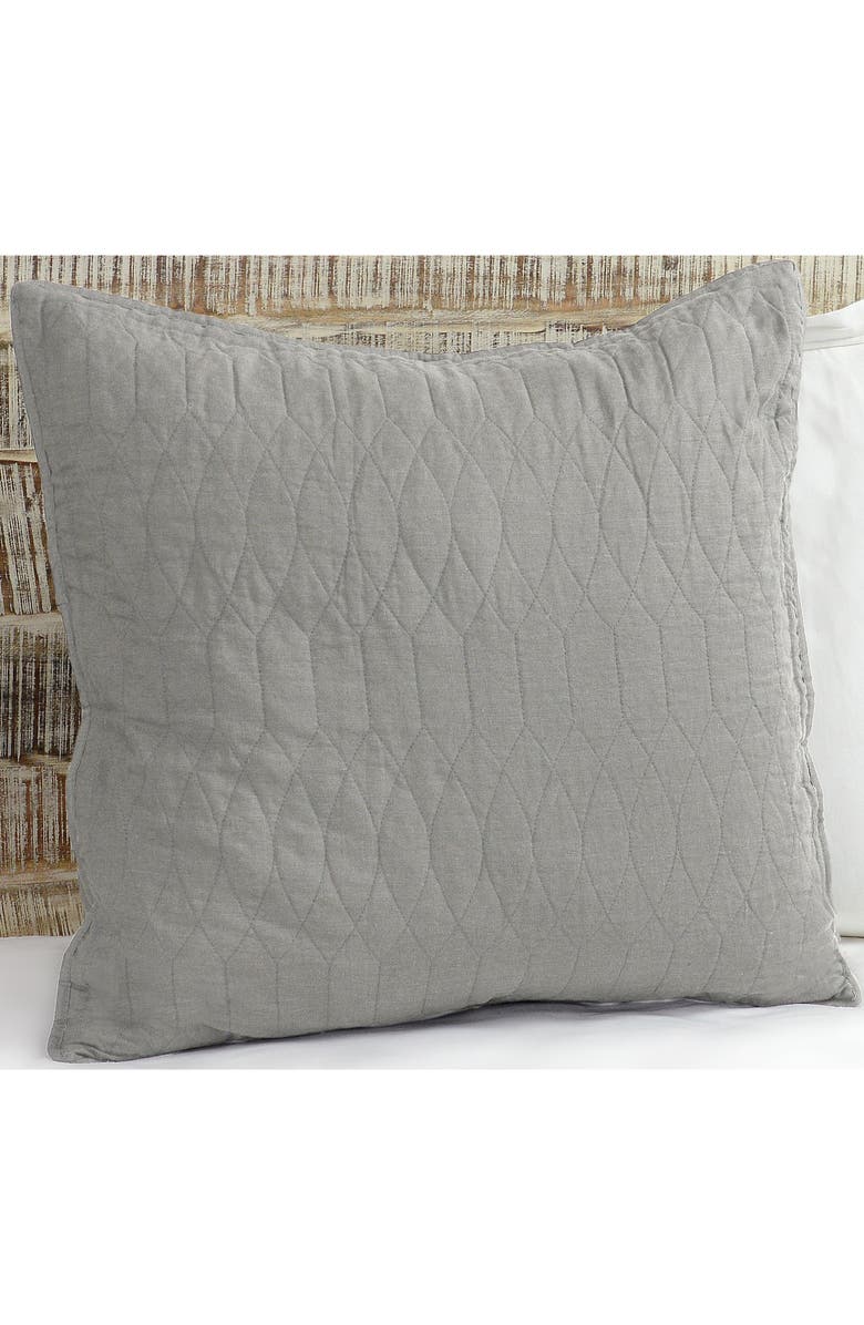 Villa Home Collection Cressida Linen Euro Sham, Alternate, color,