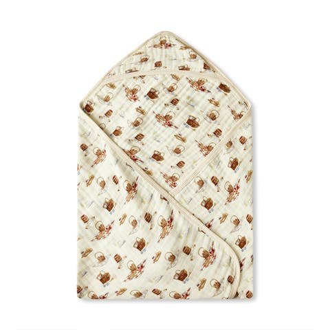 Organic Cotton Hooded Swaddle