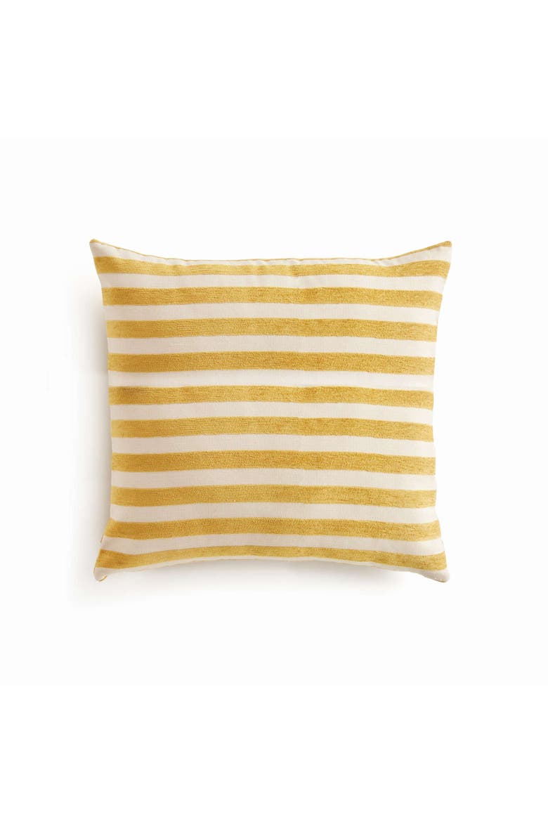 Grant Square Indoor-Outdoor Pillow 20", Main, color, Yellow