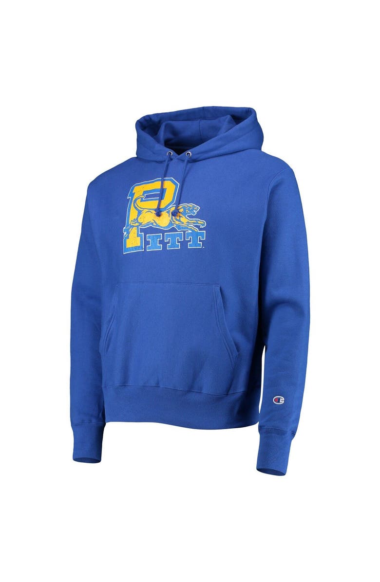 Champion Men's Champion Royal Pitt Panthers Vault Logo Reverse Weave Pullover Hoodie, Alternate, color, Royal