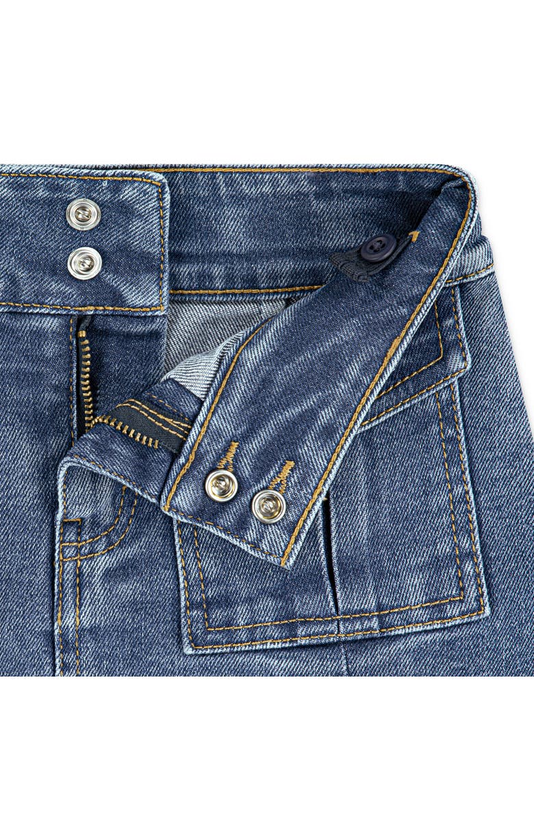 Levi's Kids' Pleated Denim Cargo Miniskirt, Alternate, color, Rodeo