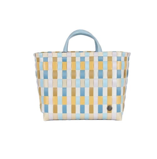 HANDED BY HANDED BY MULTITONE RECYCLED PLASTIC SHOPPER