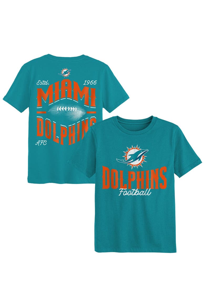 Toddler Outerstuff  Aqua Miami Dolphins Top Pick T-Shirt, Main, color, Aqua