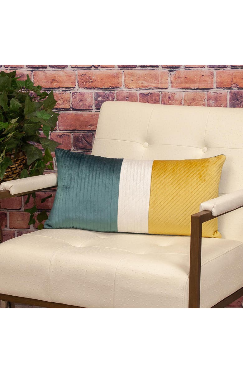 PARKLAND COLLECTION Hiro Throw Pillow, Alternate, color, Yellow