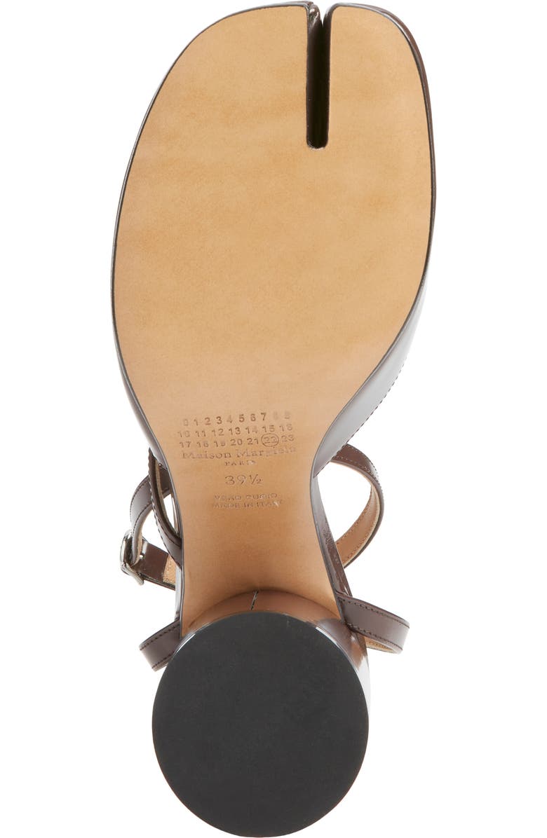 Maison Margiela Tabi Ankle Strap Pump, Alternate, color, Moka