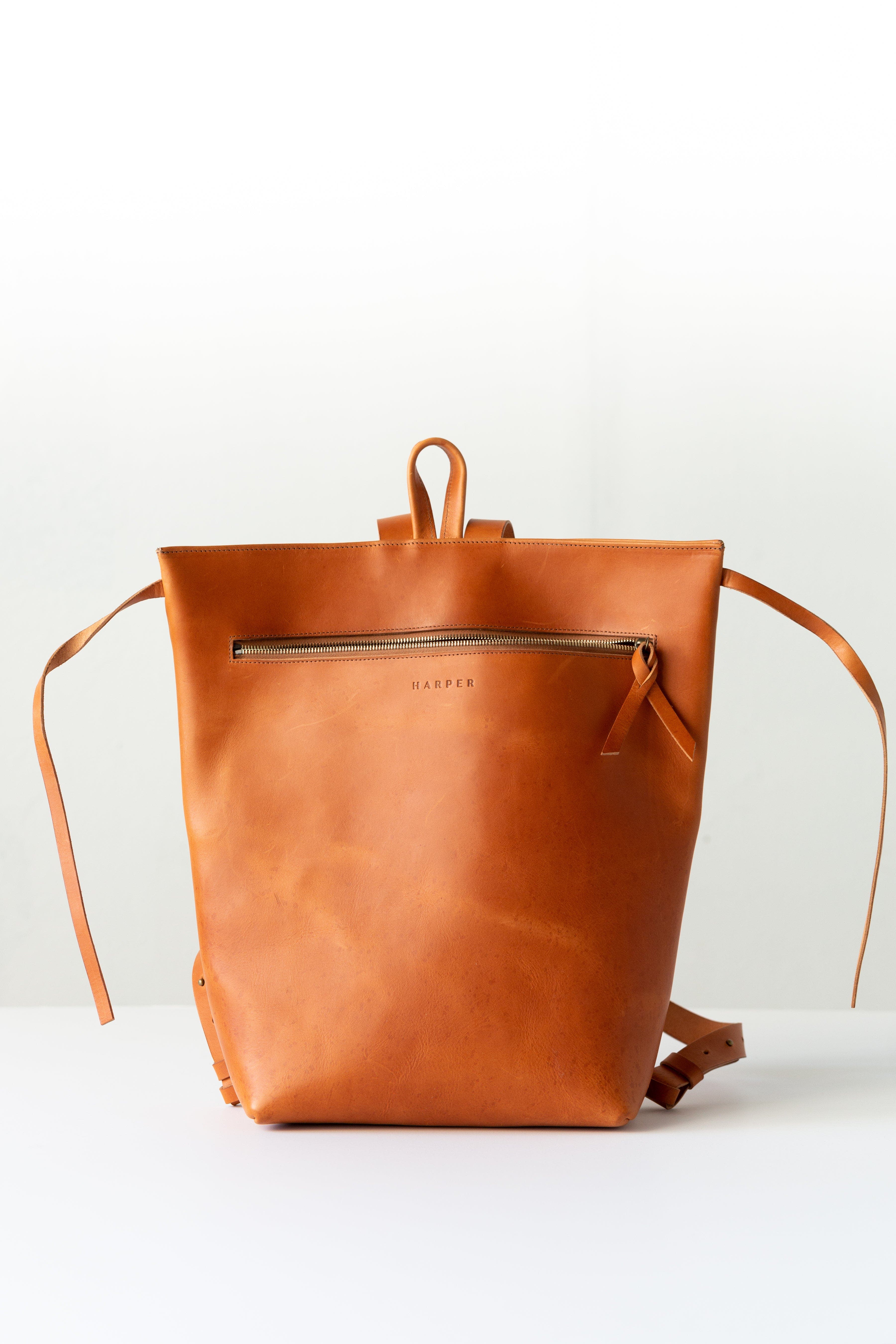 The Folded Backpack, Main, color, Saddle