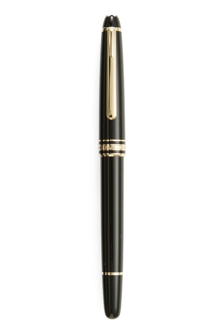 Gold Coated Classique Rollerball Pen, Main, color, BLACK
