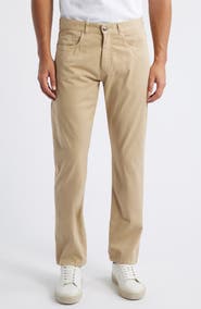Canali Regular Fit 5-Pocket Cotton Stretch Twill Pants