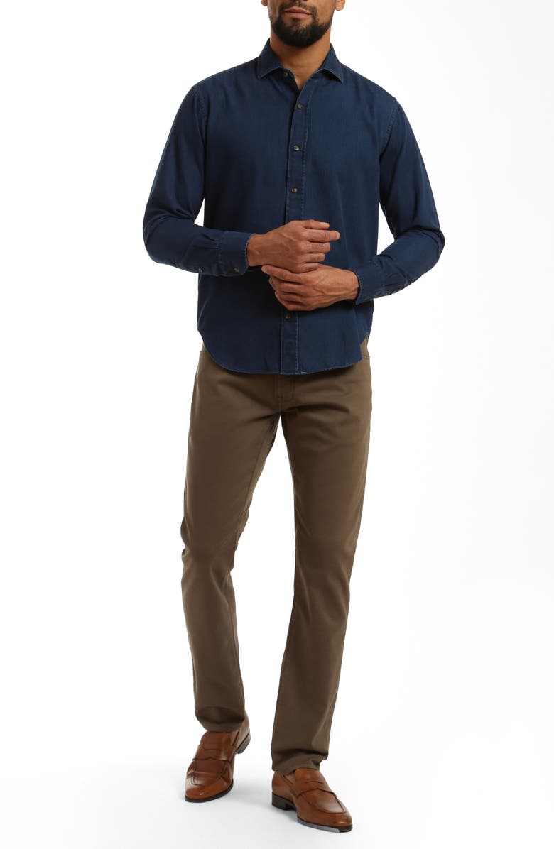 34 Heritage Courage CoolMax<sup>®</sup> Straight Leg Stretch Five-Pocket Pants, Alternate, color, 