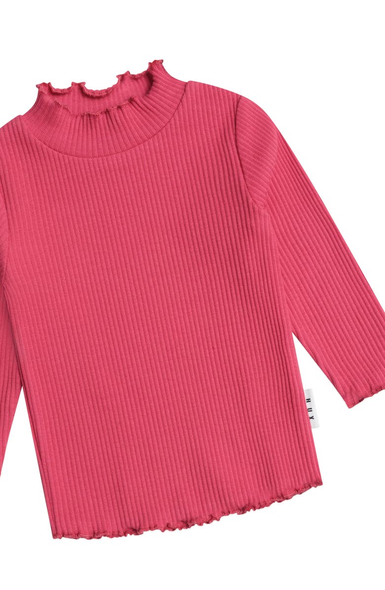 Huxbaby Cherry Rib Skivvy, Alternate, color, Cherry