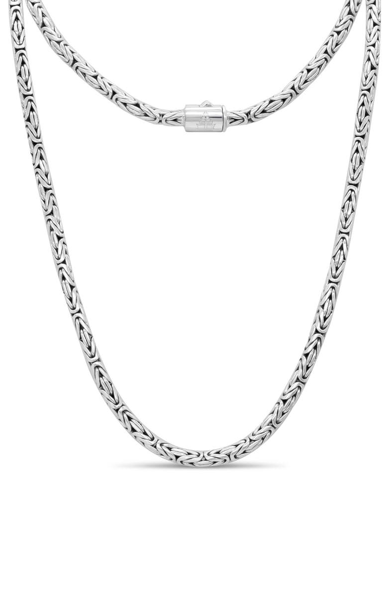 DEVATA Sterling Silver Chain Necklace, Main, color, 