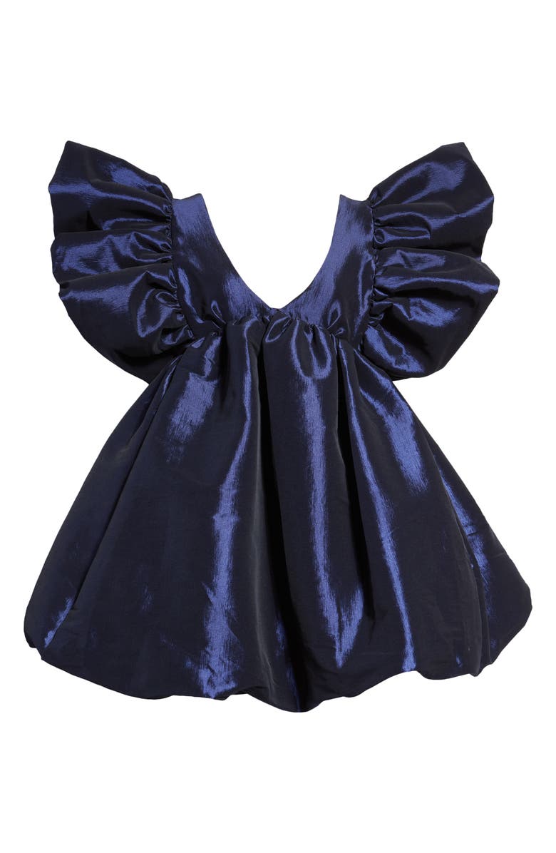 Kika Vargas Adri Silk Blend Taffeta Babydoll Minidress, Alternate, color, 