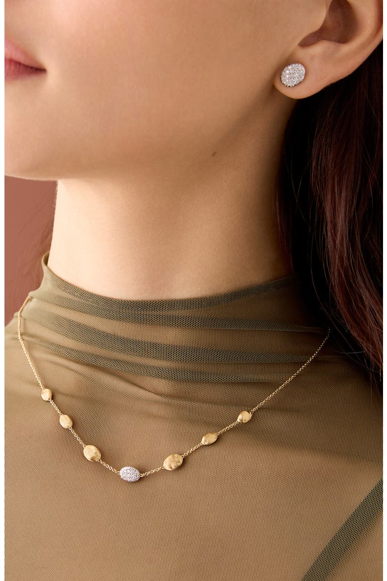 Siviglia Frontal Necklace, Alternate, color, 18K YELLOW/WHITE GOLD