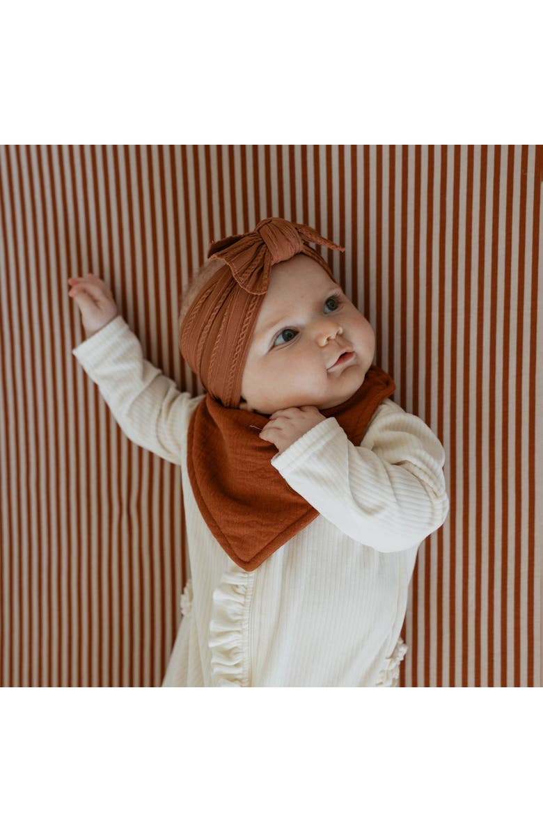 Parker Baby Co. Cable Knit Knotted Headbands, Alternate, color, Pebble Set