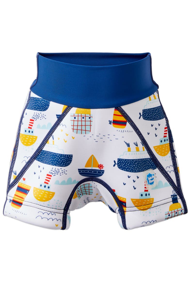 Splash Jammers, Reusable Swim Diaper, Main, color, Tug Boats
