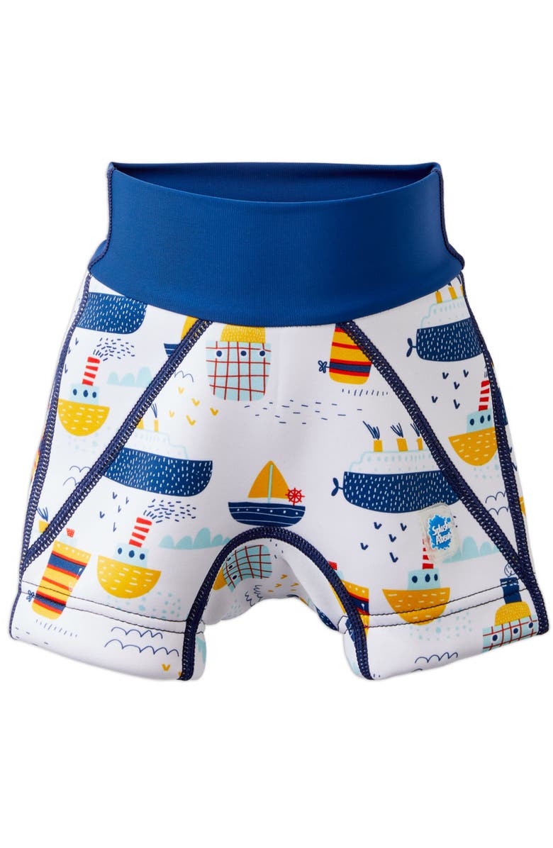 Splash About Splash Jammers, Reusable Swim Diaper, Main, color, Tug Boats
