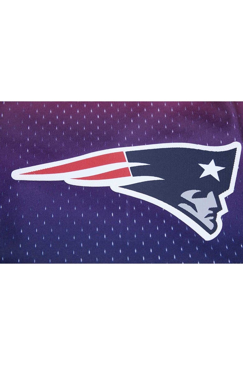 Men's Pro Standard Navy/Red New England Patriots Ombre Mesh Shorts, Alternate, color, Navy