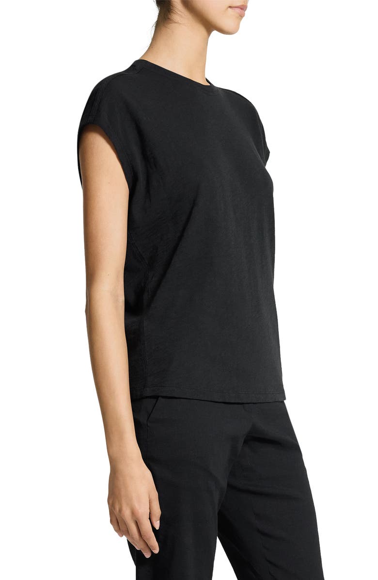 Theory Cap Sleeve Organic Cotton T-Shirt, Alternate, color, 