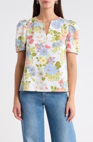 SUGARLIPS Kayla Floral Print Top