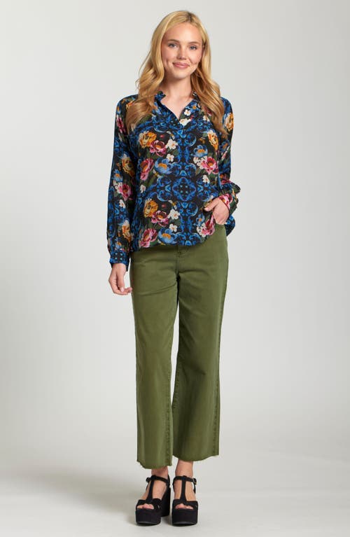 Apny Long Sleeve Shirt In Multi