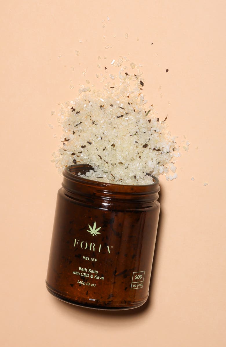FORIA Relief Bath Salts with CBD & Kava, Alternate, color,