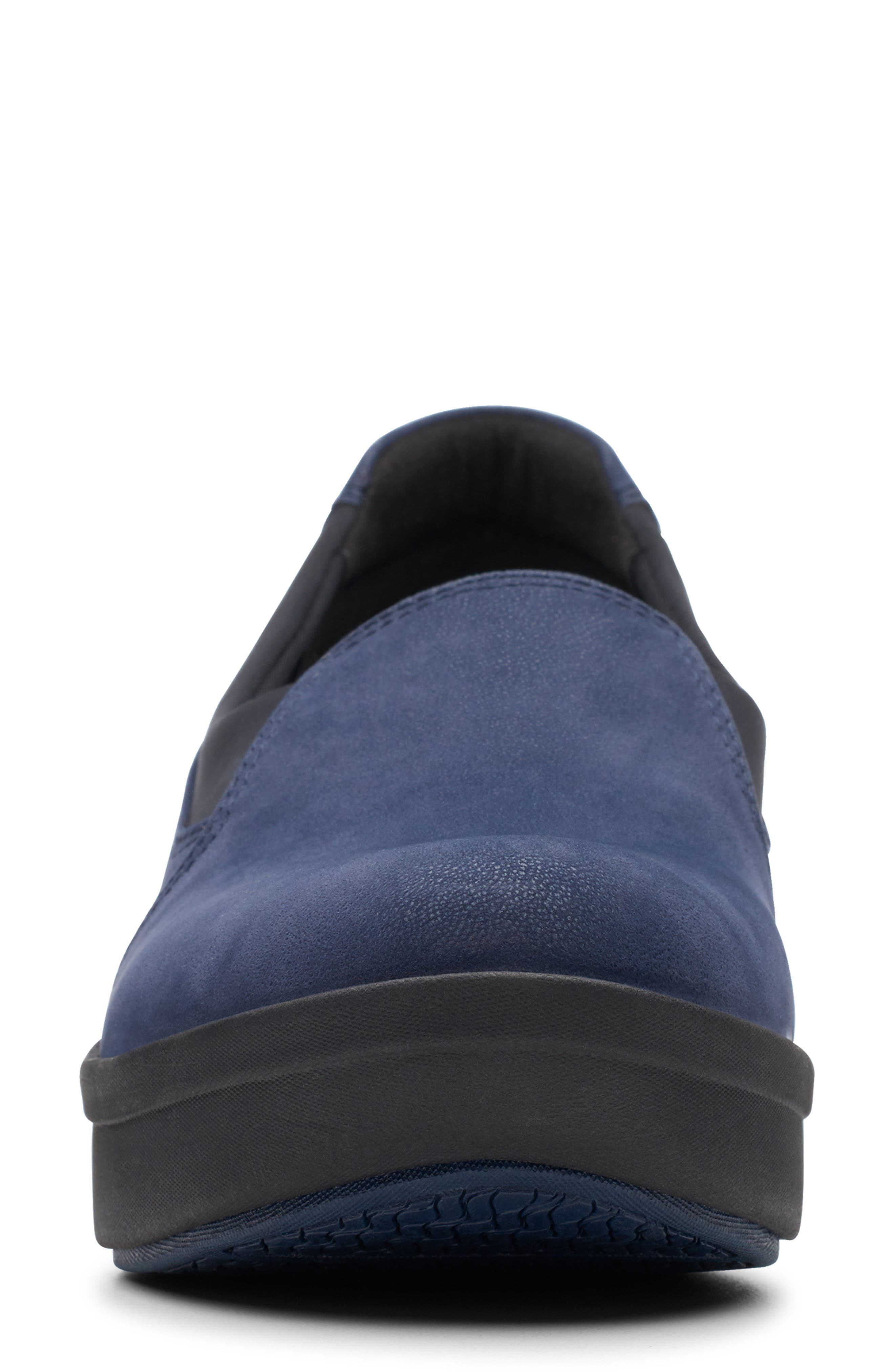 Step Rose Moon Wedge Loafer, Alternate, color, NAVY FABRIC