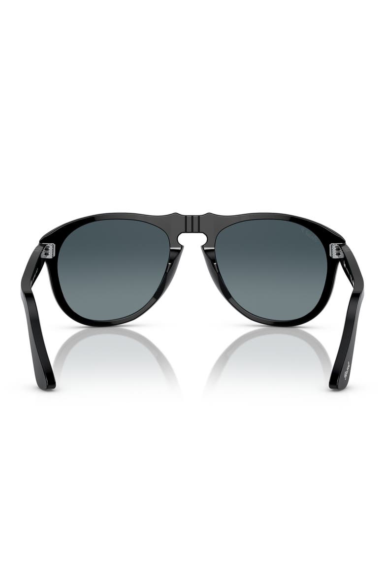 54mm Polarized Sunglasses, Alternate, color, BLACK