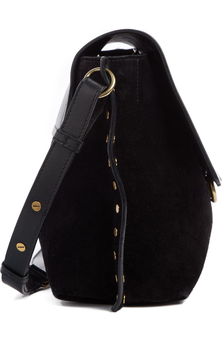 Isabel Marant Asli Leather Shoulder Bag, Alternate, color,