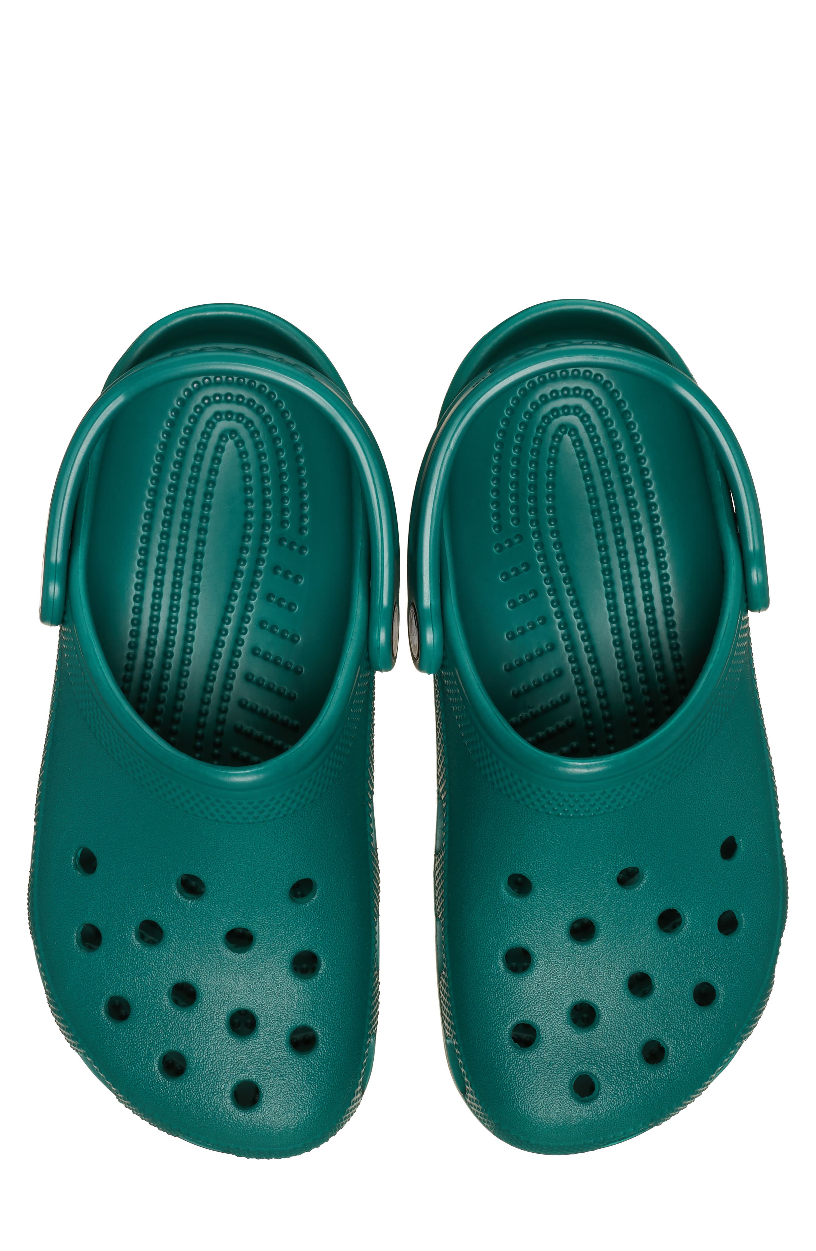 CROCS Classic Clog, Alternate, color, Emerald
