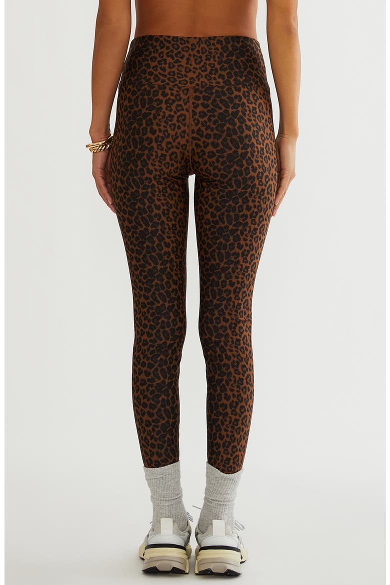 Piper High Waist Leopard Print Leggings, Alternate, color, CARAMEL LEOPARD