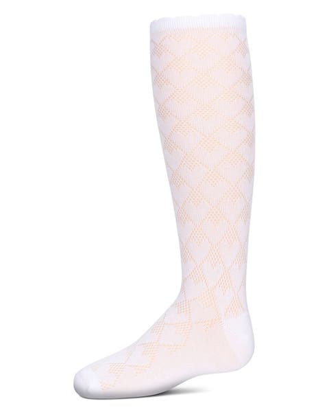 Open Work Heart Knee High Socks (Little Kid & Big Kid)