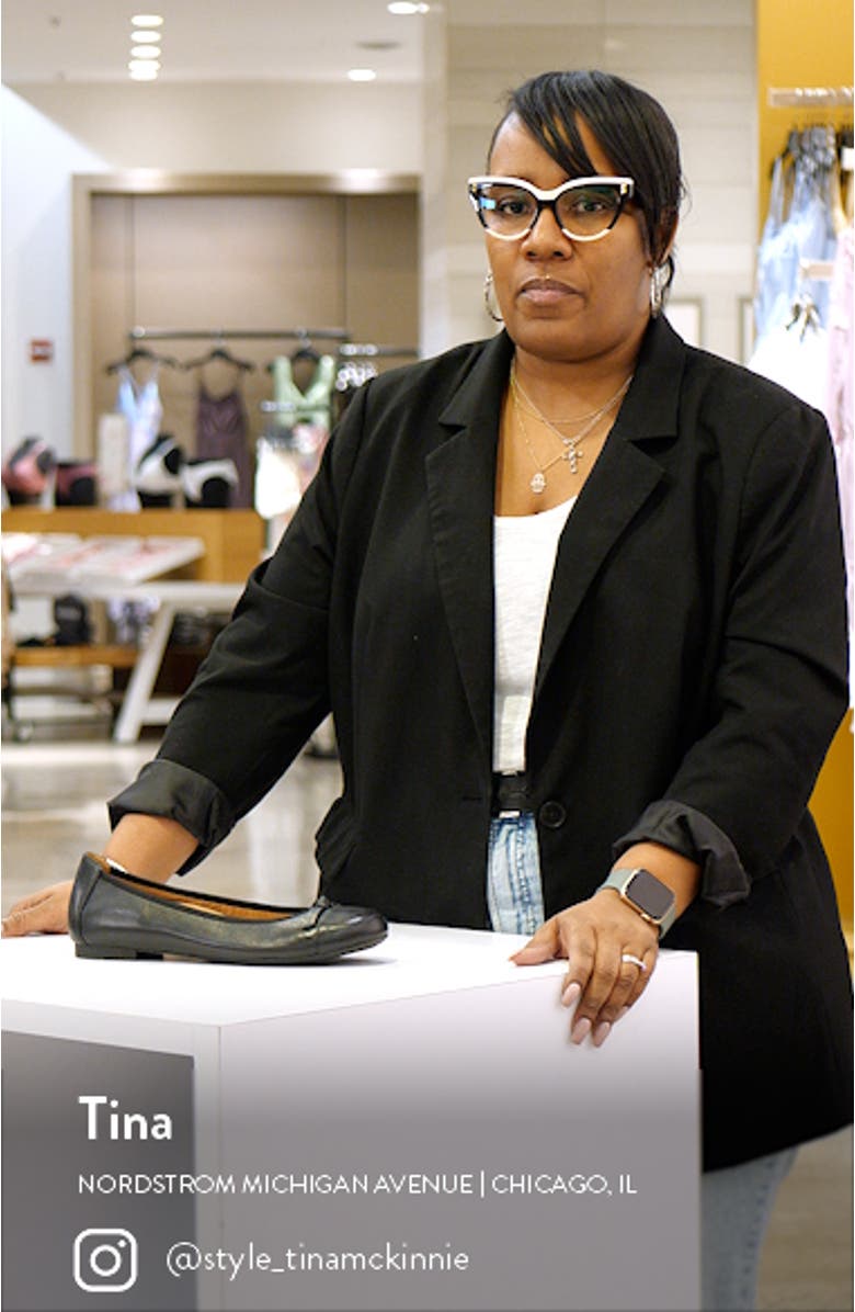 Amorie Cap Toe Ballet Flat, sales video thumbnail