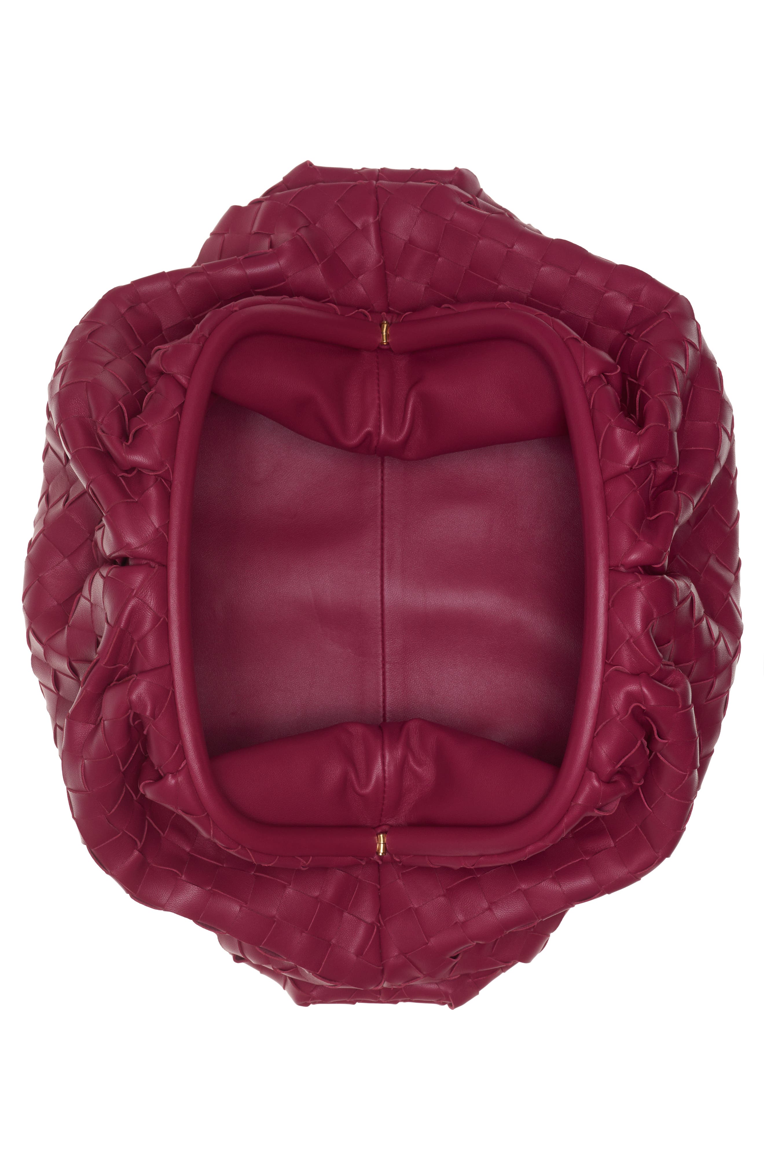 Bottega Veneta Intreciato Pouch Leather Clutch, Alternate, color, 