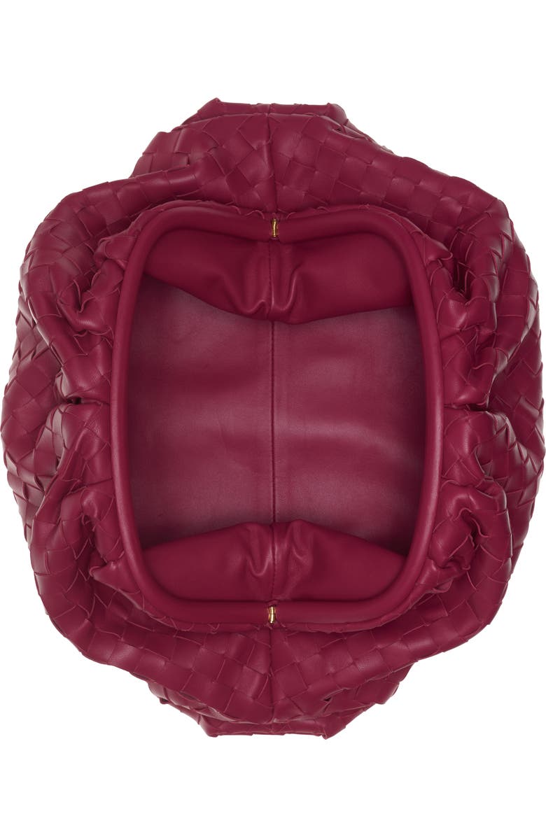 Bottega Veneta Intreciato Pouch Leather Clutch, Alternate, color,