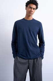 Topman Relaxed Long Sleeve T-Shirt