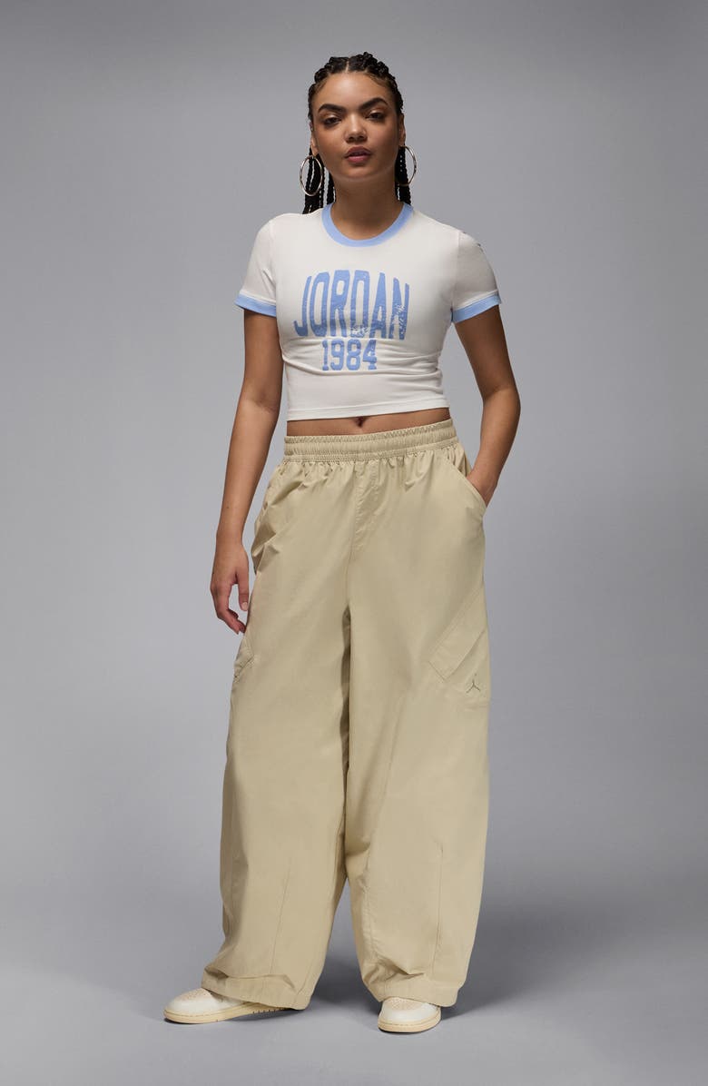 Jordan Chicago Parachute Pants, Alternate, color, Rattan