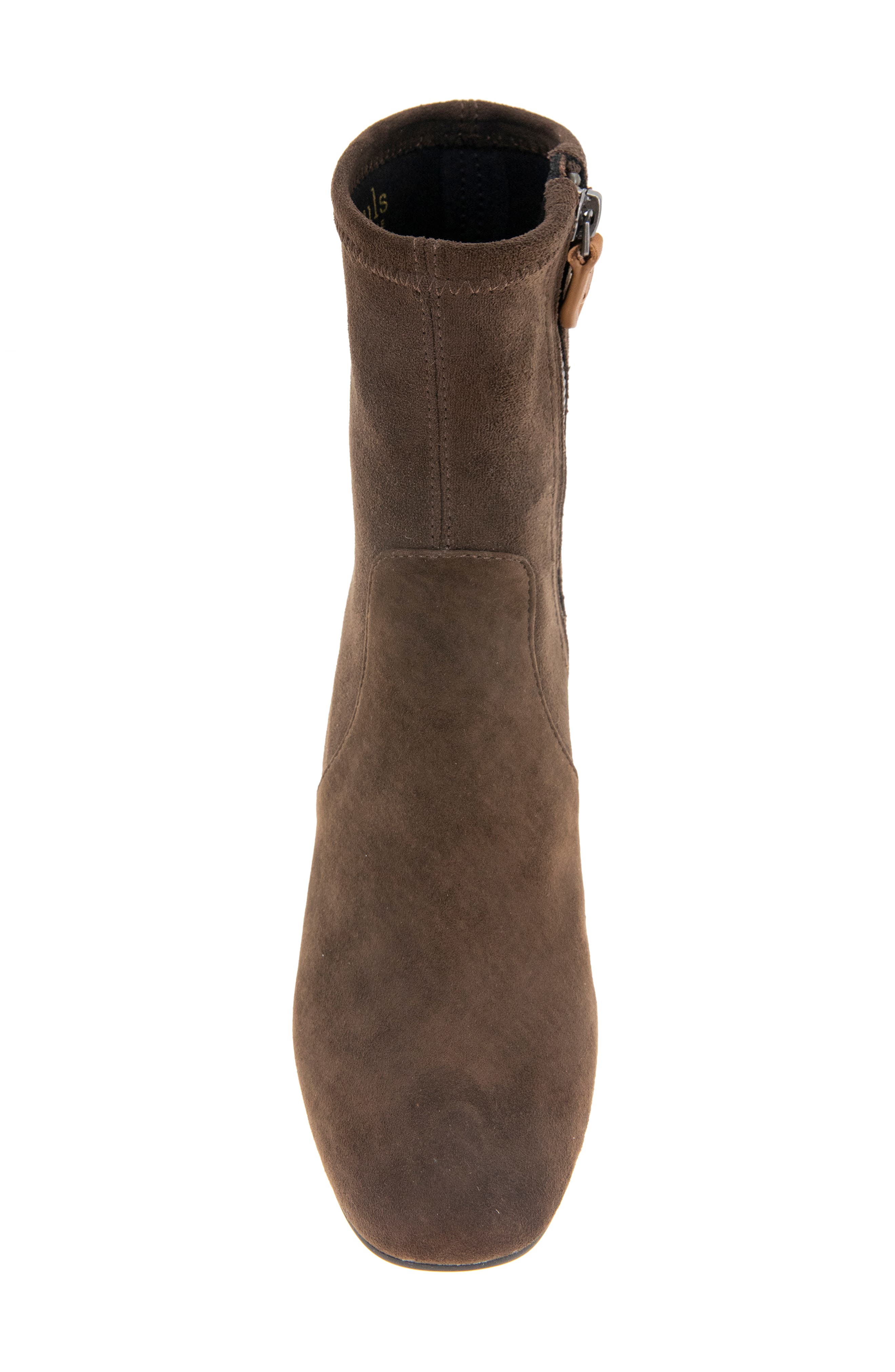 Elbert Block Heel Bootie, Alternate, color, CHOCOLATE SUEDE
