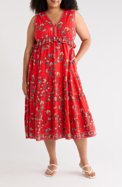Sleeveless Surplice Maxi Dress