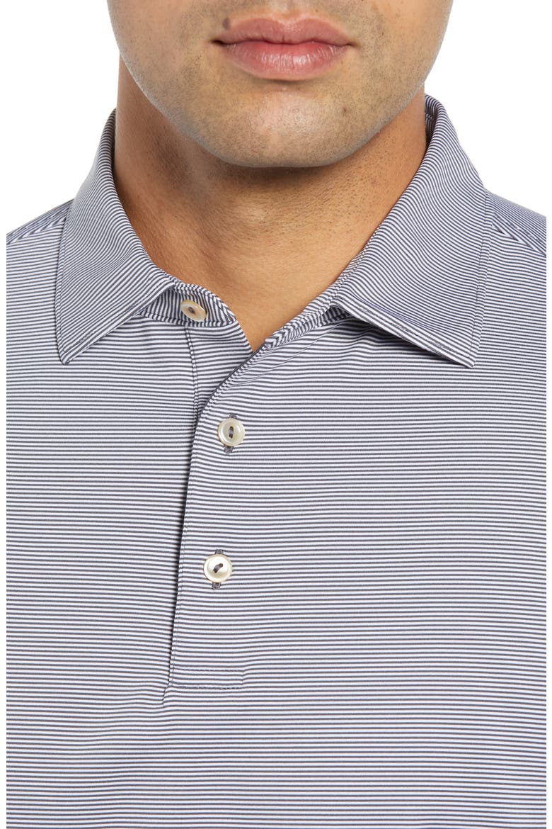 Jubilee Stripe Performance Golf Polo, Alternate, color, IRON