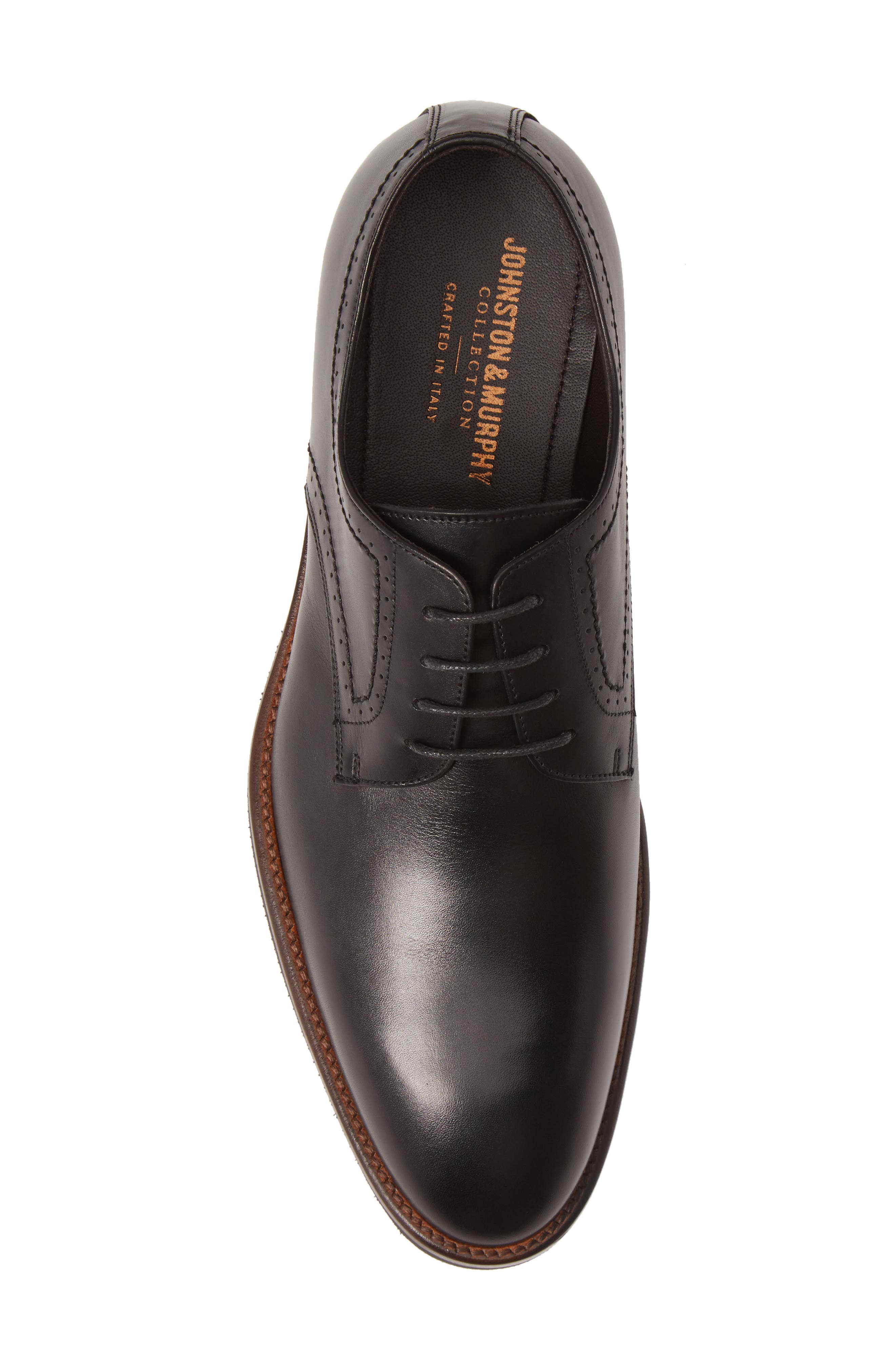 Johnston & Murphy Mens Ridgeland Plain Toe Shoe JOHNSTON & MURPHY COLLECTION Johnston & Murphy Ridgeland  main image 4
