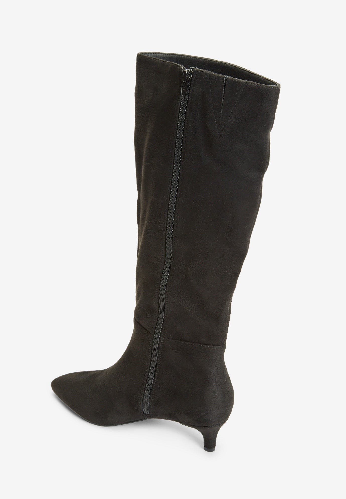 Comfortview The Marianna Tall Calf Boot, Alternate, color, Black