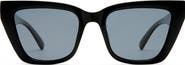 Le Specs Le Coeur 53mm Polarized Cat Eye Sunglasses